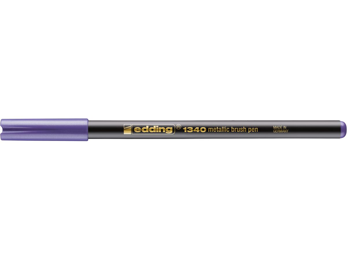 EDDING Brushpen 1340 004723-078 Metallic viola (4057305046376)
