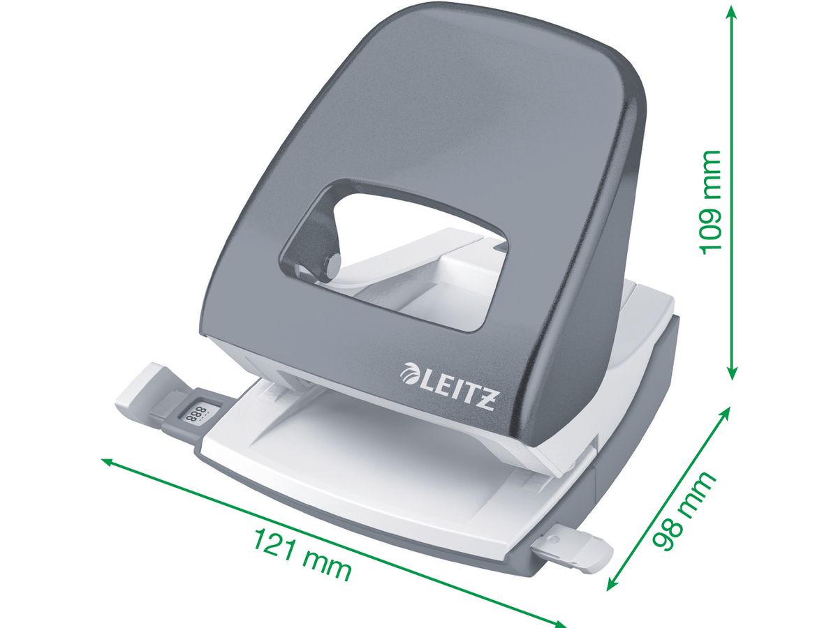 LEITZ Bürolocher NeXXt WOW 5060 5060-10-26 rot 10 Blatt (4002432135165)