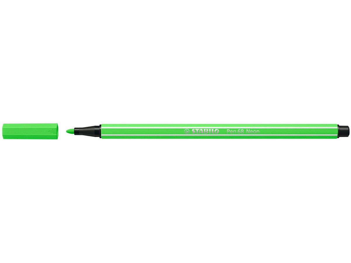 STABILO Fasermaler Pen 68 1mm 68/033 neongrün (4006381121071)