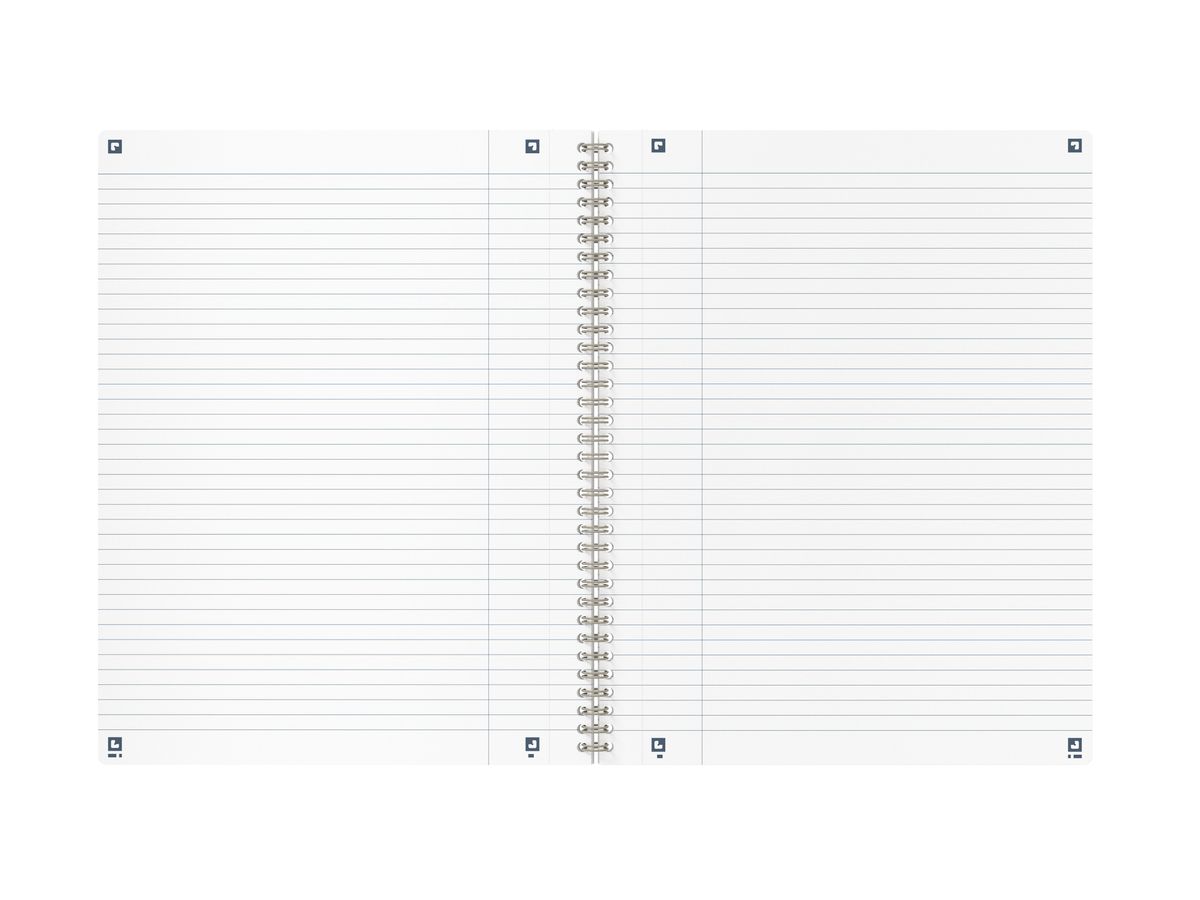 OXFORD Origins Spiralheft 400150005 A4+, liniert 70 Blatt, grün (3020120168210)