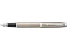 PARKER Stylo plume M 2143636 ESSENTIAL Brushed Metal (3026981436369)