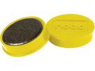 NOBO Magnet rund 32mm 1915302 gelb 10 Stück (5028252611244)