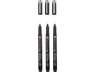 SAKURA Pigma Micron Set 0.1-0.50mm POXSDKB3 avec étui à stylos 3 pièces (8712079514785)