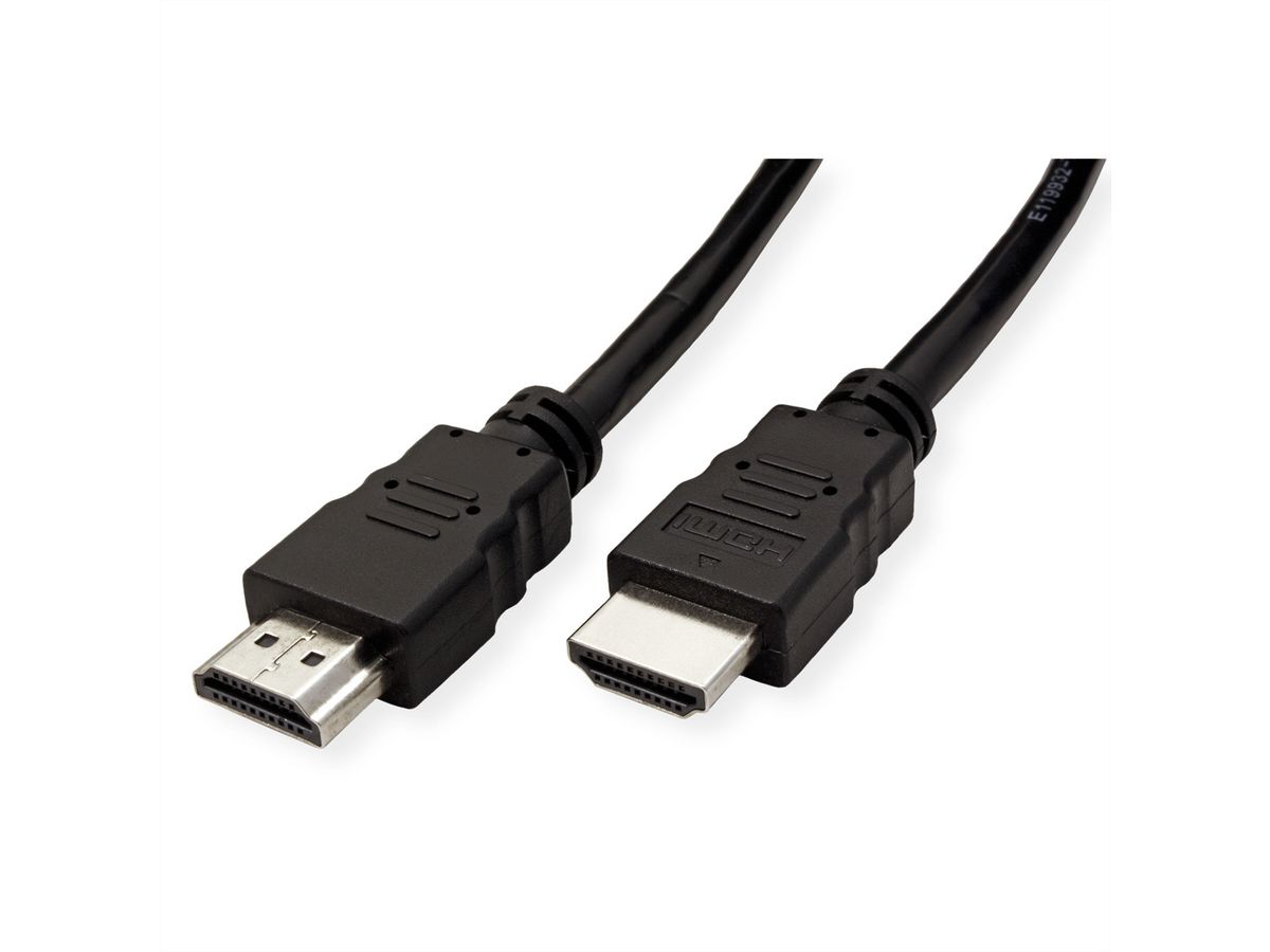 VALUE HDMI High Speed Kabel 11.99.5558 Black, ST/ST, 1080p, 3D 10m (7611990125531)