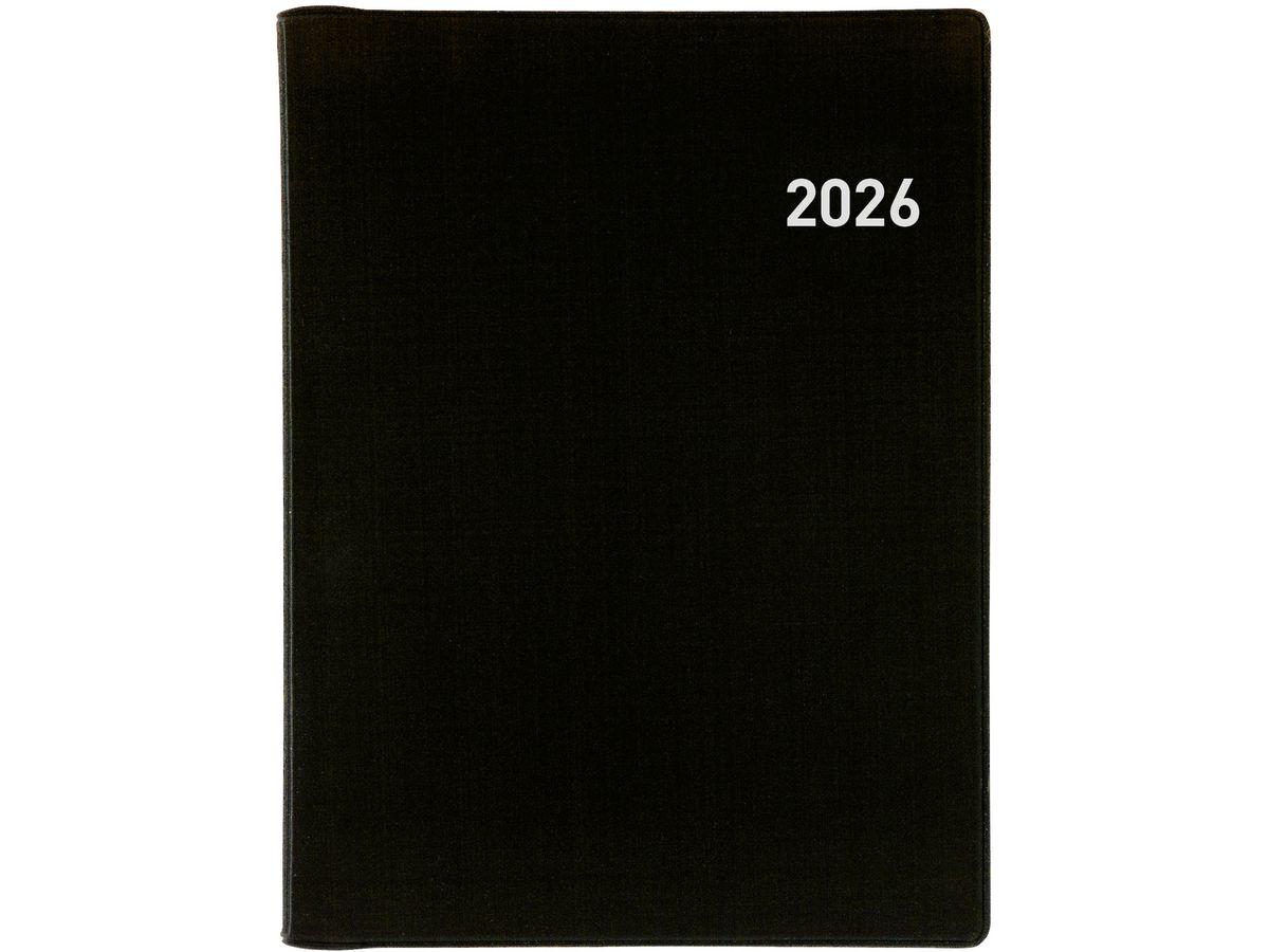 BIELLA Agenda Rex Wire-O 2026 825773020026U 1S/2P noir ML 10.1x14.2cm (7611365525973)