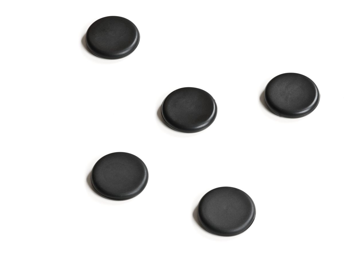 LEGAMASTER Glasboard 7-181600 Magnete 5 Stk. schwarz (8713797062114)