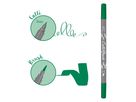 ONLINE Callibrush Pen Double Tip 2mm 19058/6 Dark Green (4014421190581)