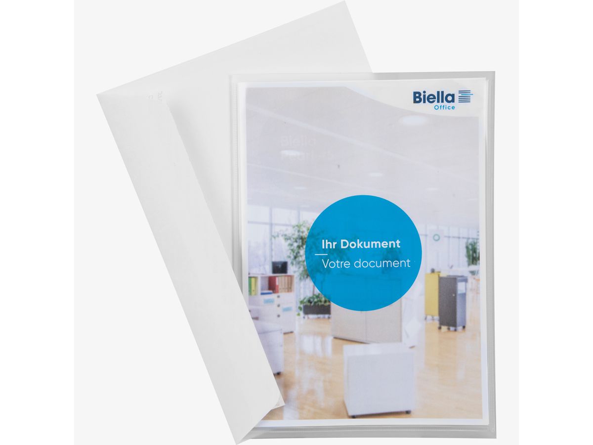 BIELLA Cartella presentaz. Pearl#5 A4 18640303U trasp. tasca 20 fogli (7611365379606)