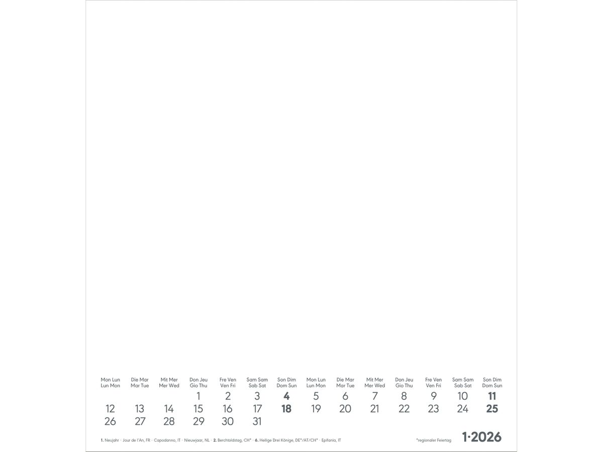 ALPHA EDITION Cal. dell'artigianato 2026 160645 bianco 21x22cm (4069095006454)