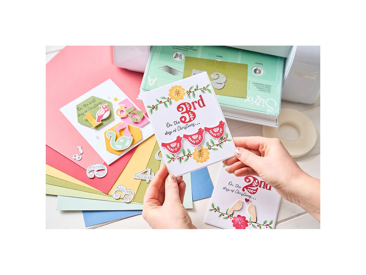 SIZZIX Stanzformen 666723 Folk Numbers 18 Stück (0630454290179)