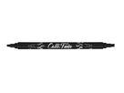ONLINE Callibrush Pen TWIN 3mm 18600/6 Black (4014421186003)