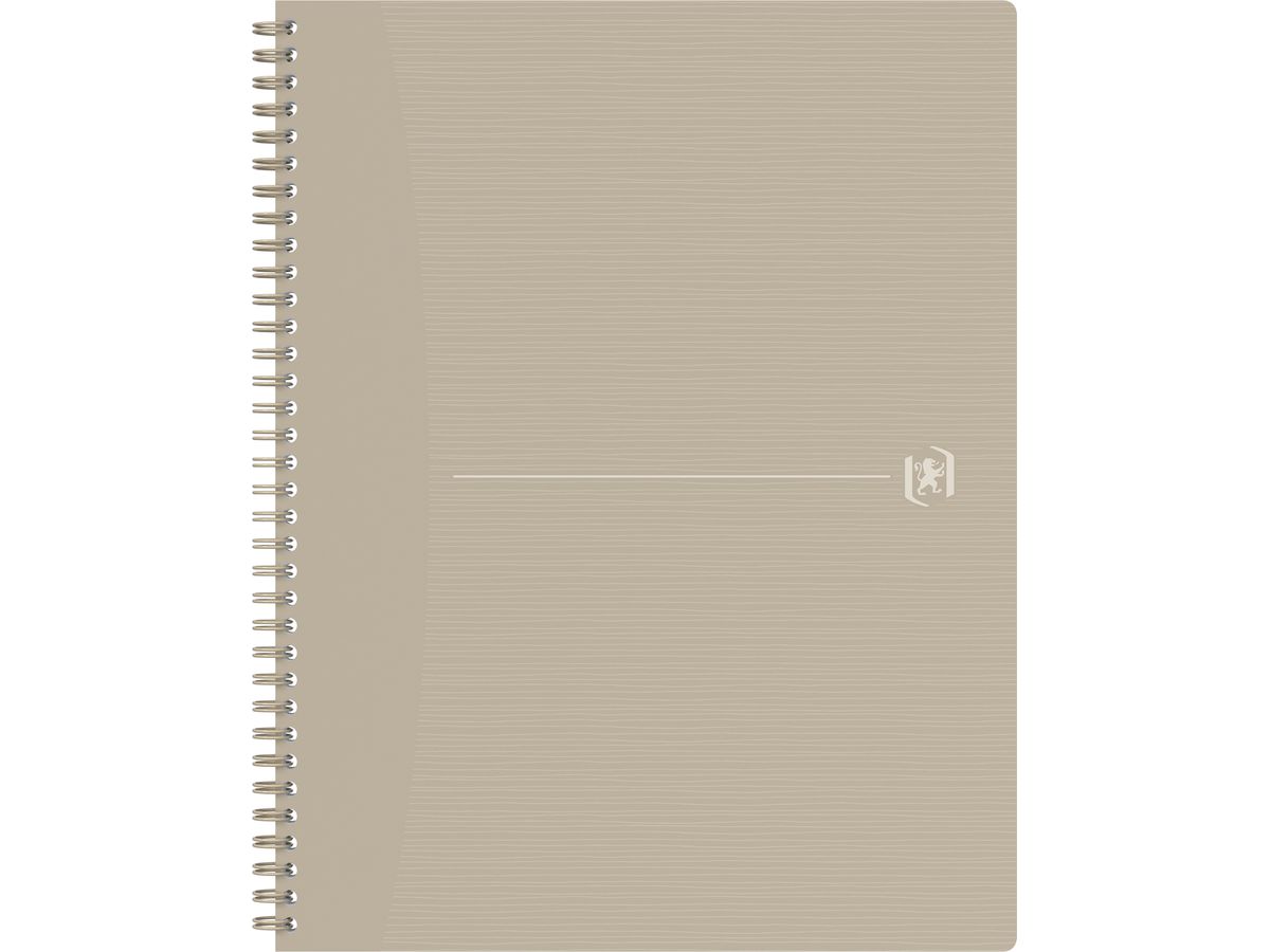 OXFORD Origins Spiralheft 400150004 A4+, liniert 70 Blatt, beige (3020120168173)