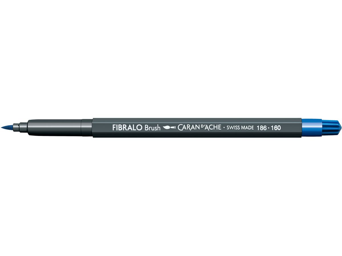 CARAN D'ACHE Classic Fibralo Brush 186.16 bleu de cobalt (7630002332354)