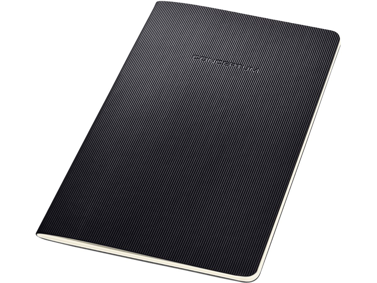 CONCEPTUM Notizheft CONCEPTUM Softc. A5 CO863 Softwave,black,rigato (4004360831027)