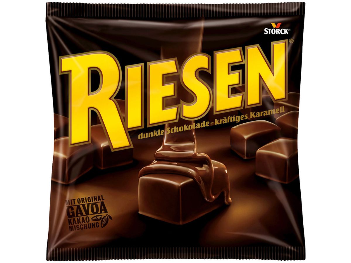 RIESEN Kaubonbon Schoko-Caramell 7643 135g (4014400908688)