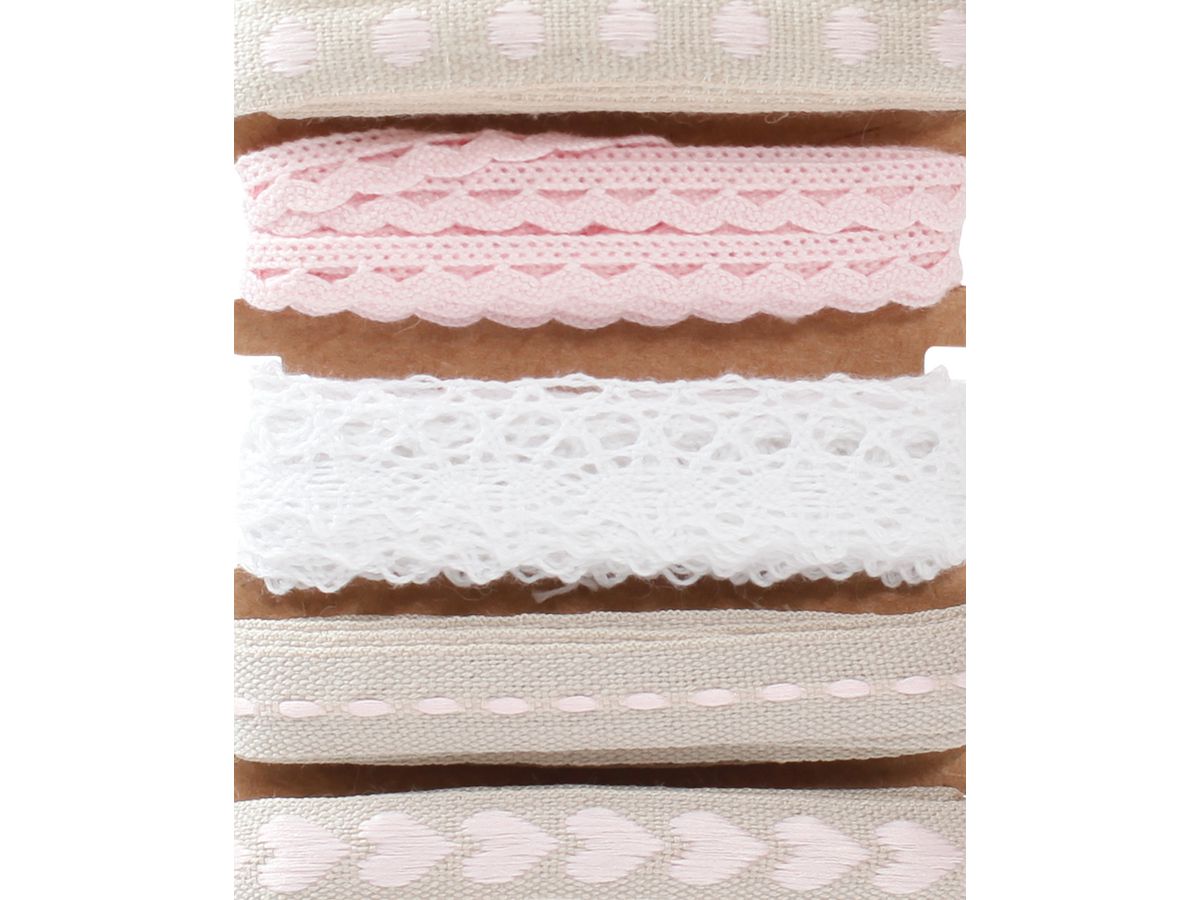 I AM CREATIVE Dekoband 2126.05 rosa (7611983158355)