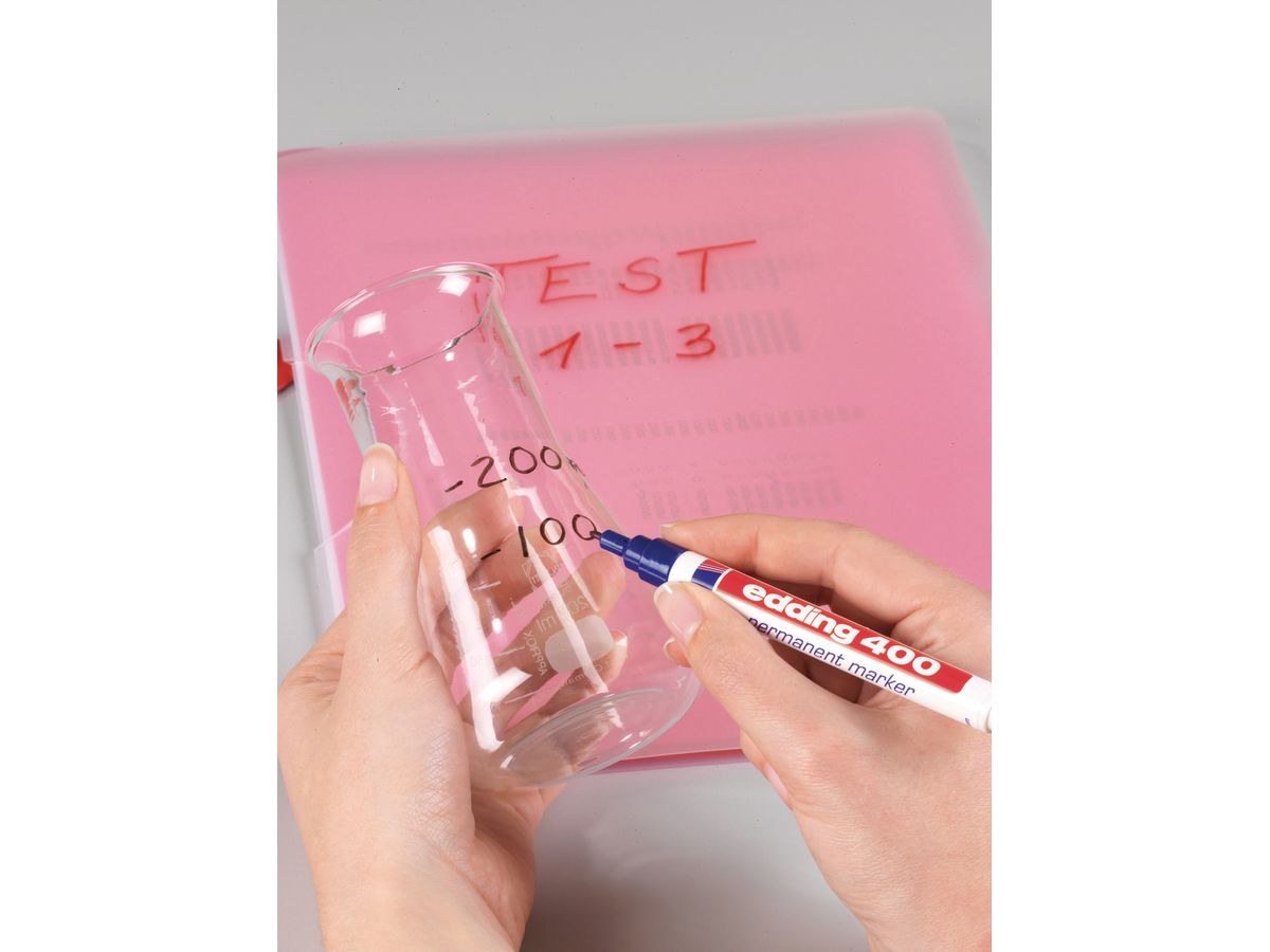 EDDING Permanent Marker 400 1mm 400BLI-3 blu Blister (4004764060207)