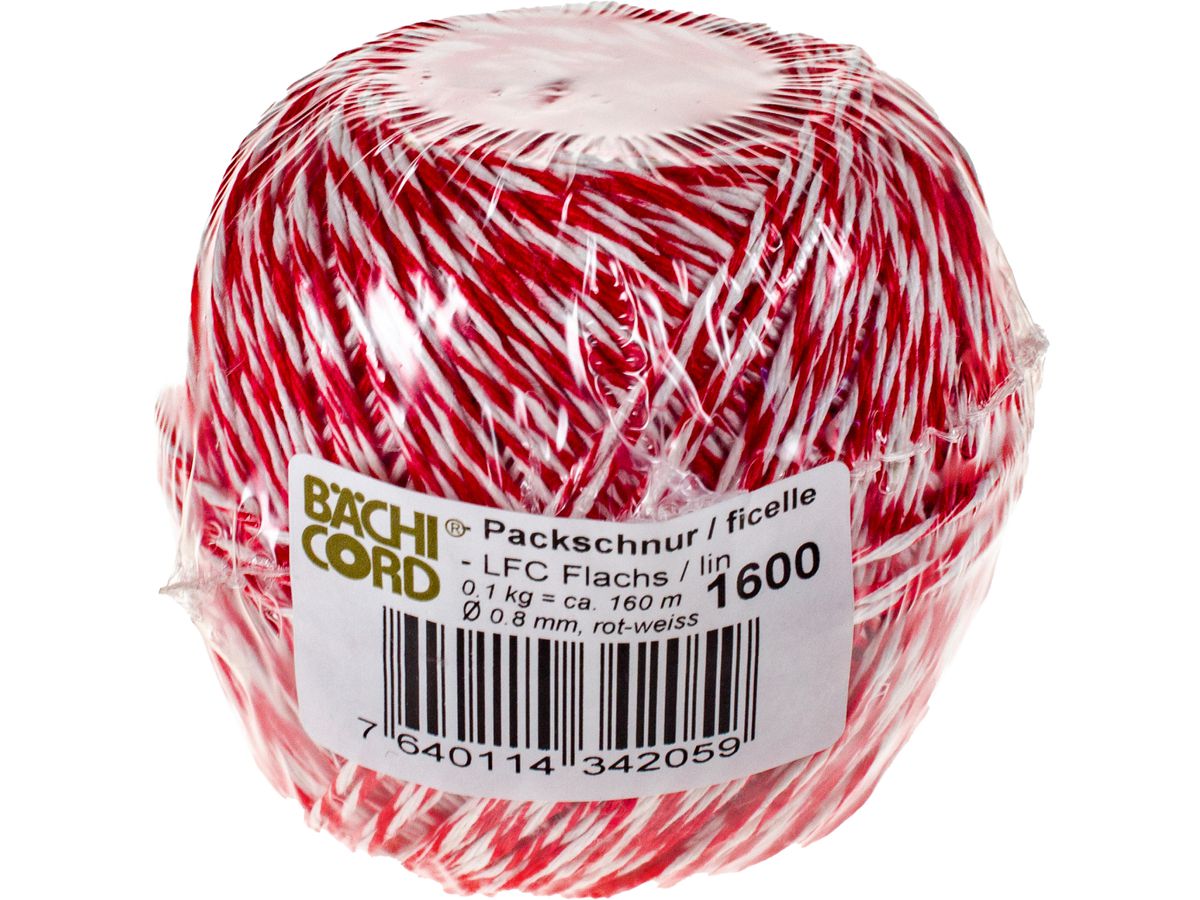 BAECHI Packschnur LFC rot 541016041 160m 0,8mm (7640114342035)