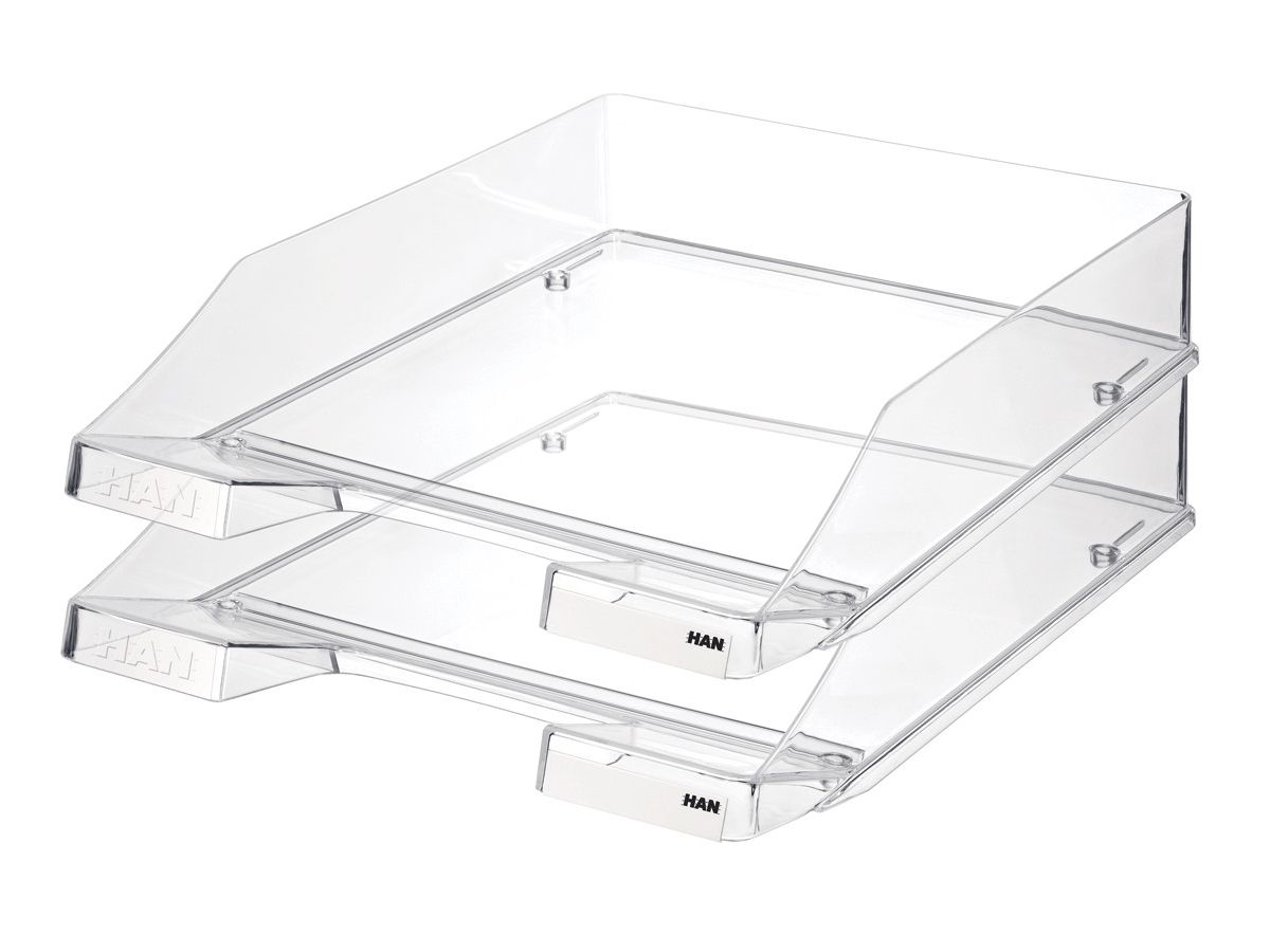 HAN Corbeille courrier Klassik A4 2.04 transparent (4012473012615)