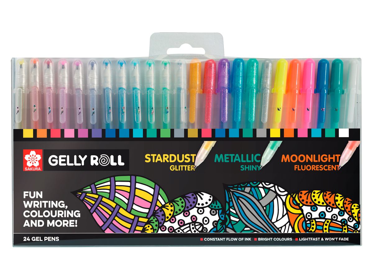 SAKURA Gelly Roll 0.5mm POXPGBMIX24 Mix ass. 24 pezzi (8710141131588)