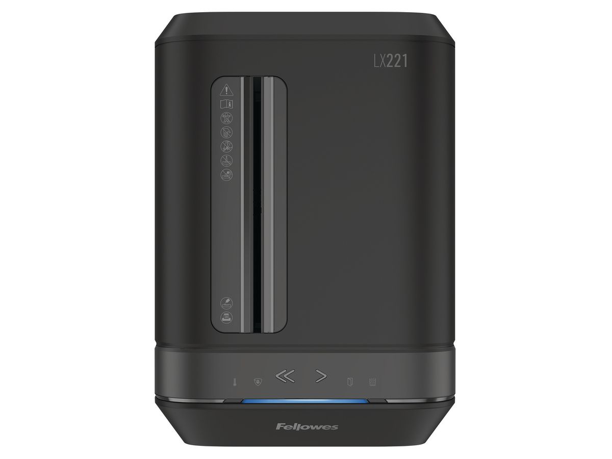 FELLOWES Destructeur docum. Powershred 5103401 LX221, noir, P-5, 30lt (0043859755646)