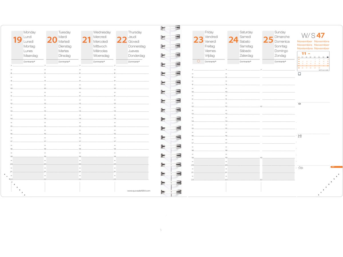 QUO-VADIS Recharge Time&Life 2026 540122Q 1S/2P medium ML 16x16cm (3371010459827)