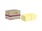 POST-IT SuperSticky Notes 76x76mm 654 RSS12CY Recycling,giallo 12x70 fogli (4064035060831)