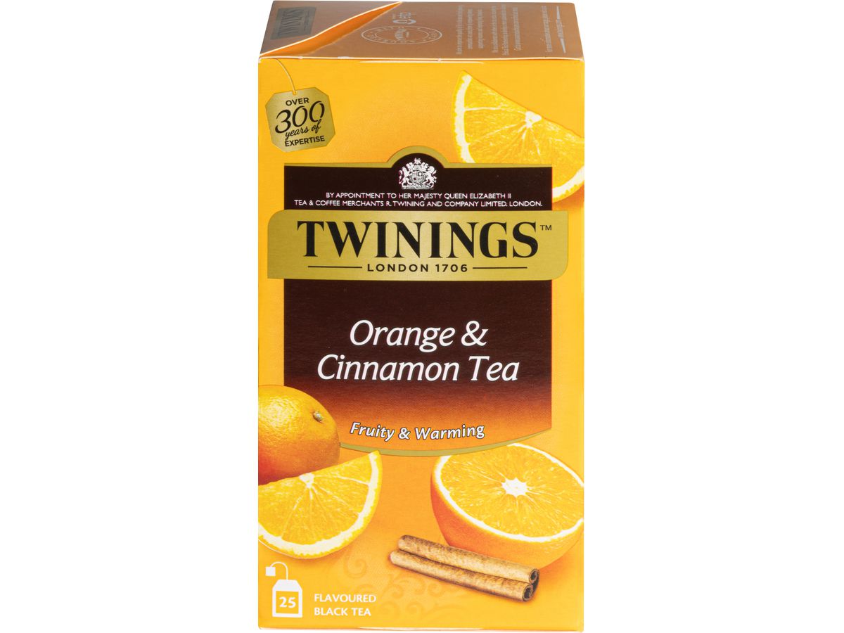 TWININGS Orange Cinnamon 100017839 Borse 2 g, 25 pz. (0070177071349)