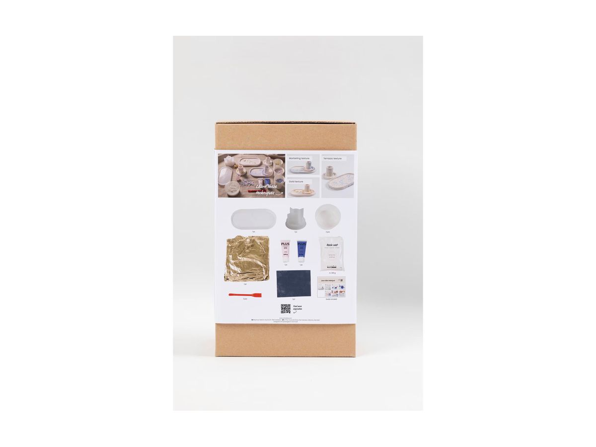 CREATIV COMPANY Giessharzset 1644287 Kerzenhalter und Tablett (5712854705080)