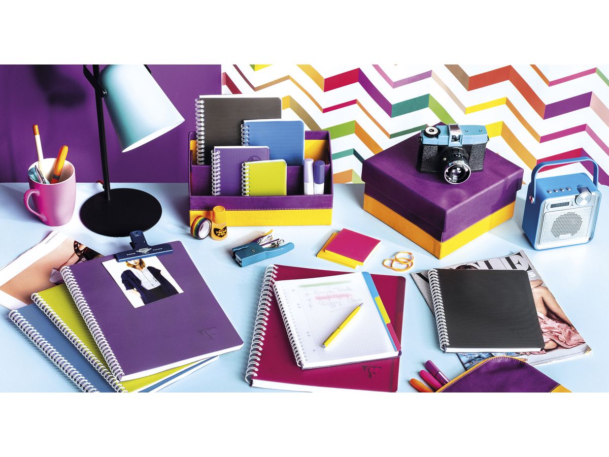 CLAIREFONTAINE LINICOLOR Heft A4+ 329155 5mm 120 Blatt (3329683291558)