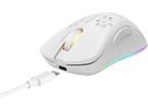 DELTACO Lightweight Gaming Mouse,RGB GAM-120-W Wireless, White, WM80 (7333048050618)