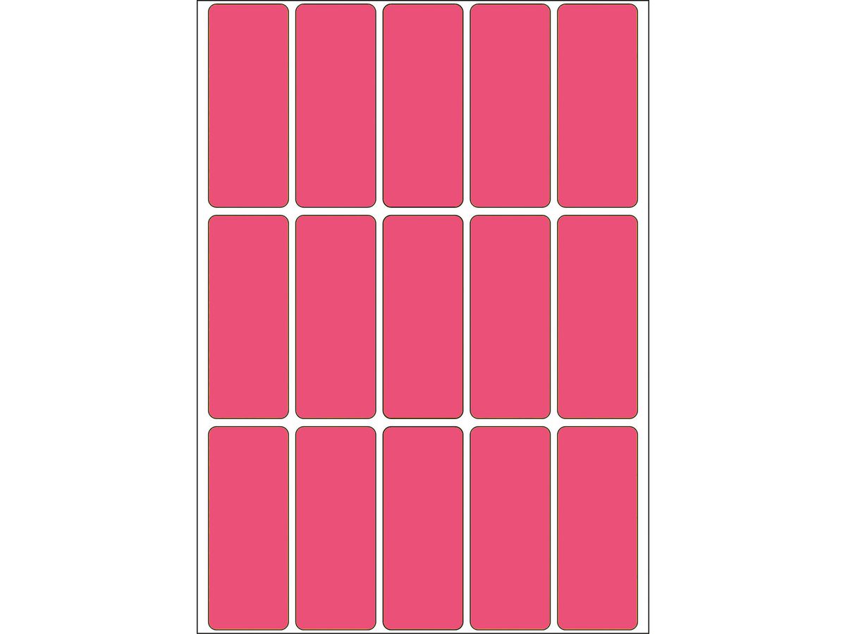 HERMA Etichette 20×50mm 2416 rosso 360 pezzi (4008705024167)