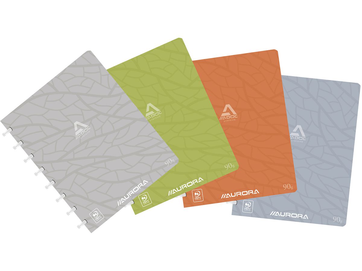 ADOC Cartella ad anelli DESIGN A5 3055.5 ass., a scacchi 144 pagine (5410733365256)