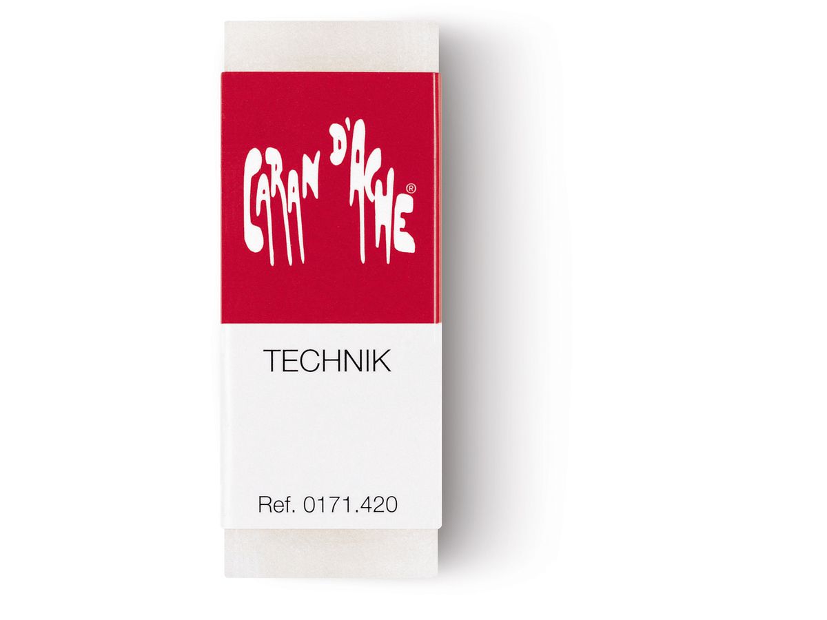 CARAN D'ACHE Gomma cance. Technik 171.420 bianco 60x23x13mm (7610186800757)