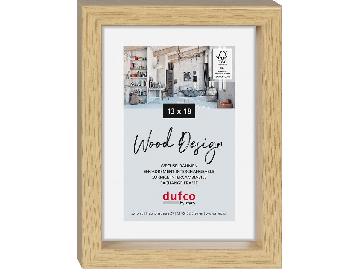 DUFCO Cadre bois 13x18cm 1610.80983 Fuji naturel (7610259809830)
