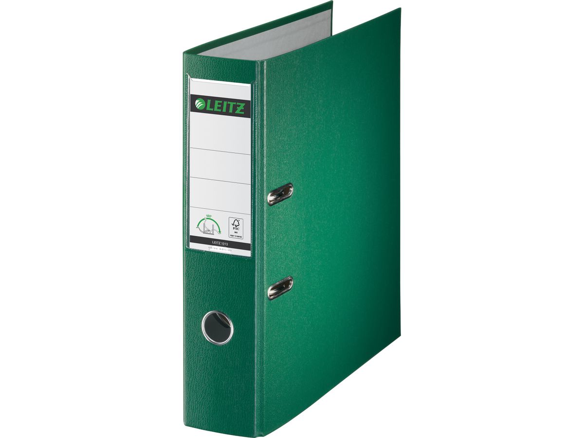 LEITZ Ordner Swiss Edition 180° 8cm 10135055 grün A4 (4002432365005)