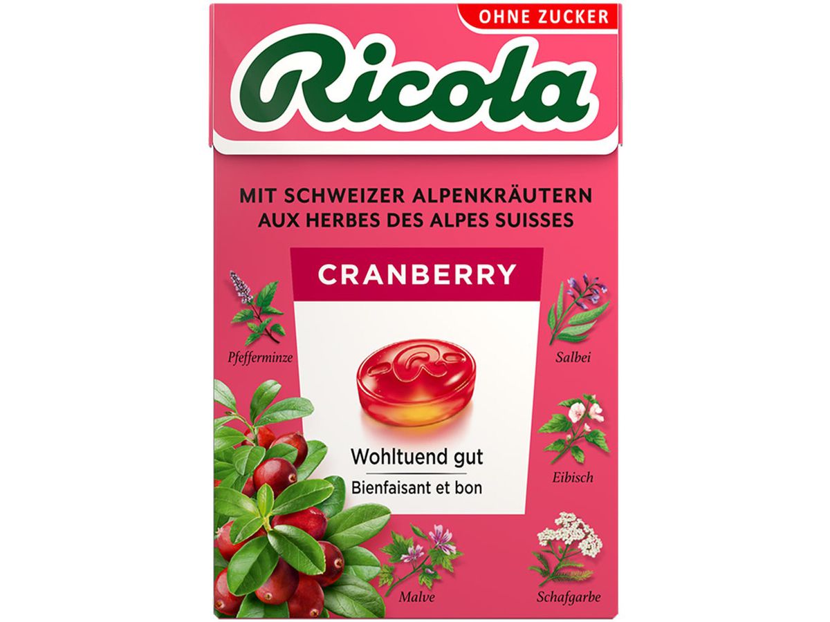 RICOLA Mirtillo rosso 4195 1x50g (7610700002445)