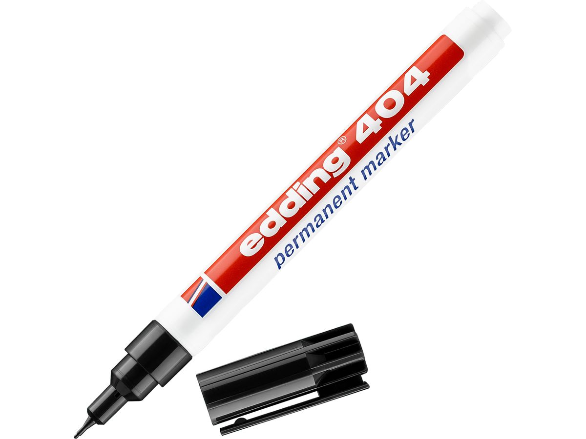 EDDING Permanent Marker 404 404-1 nero (4004764028313)