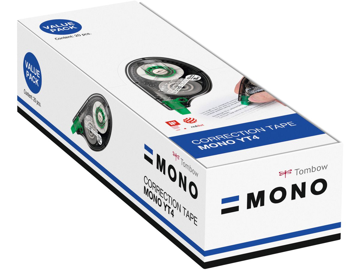 TOMBOW Korrekturroller 4.2mmx10m CT-YT4-BULK im Bulk (4901991585292)