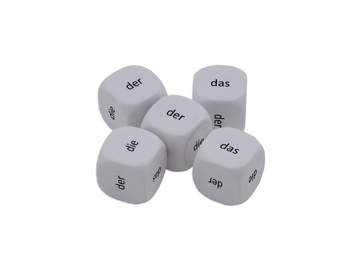 TIMETEX Jeu de dés Articles Allemands 93541 16mm 5 pcs. (4055218935411)