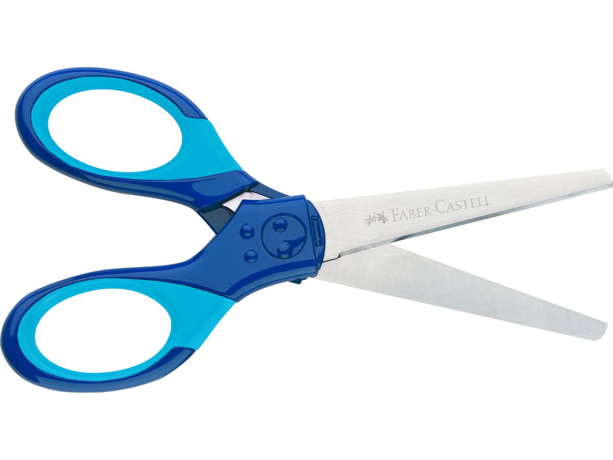 FABER-CASTELL Grip Ciseaux éducatifs 181549 bleu (4005401815495)