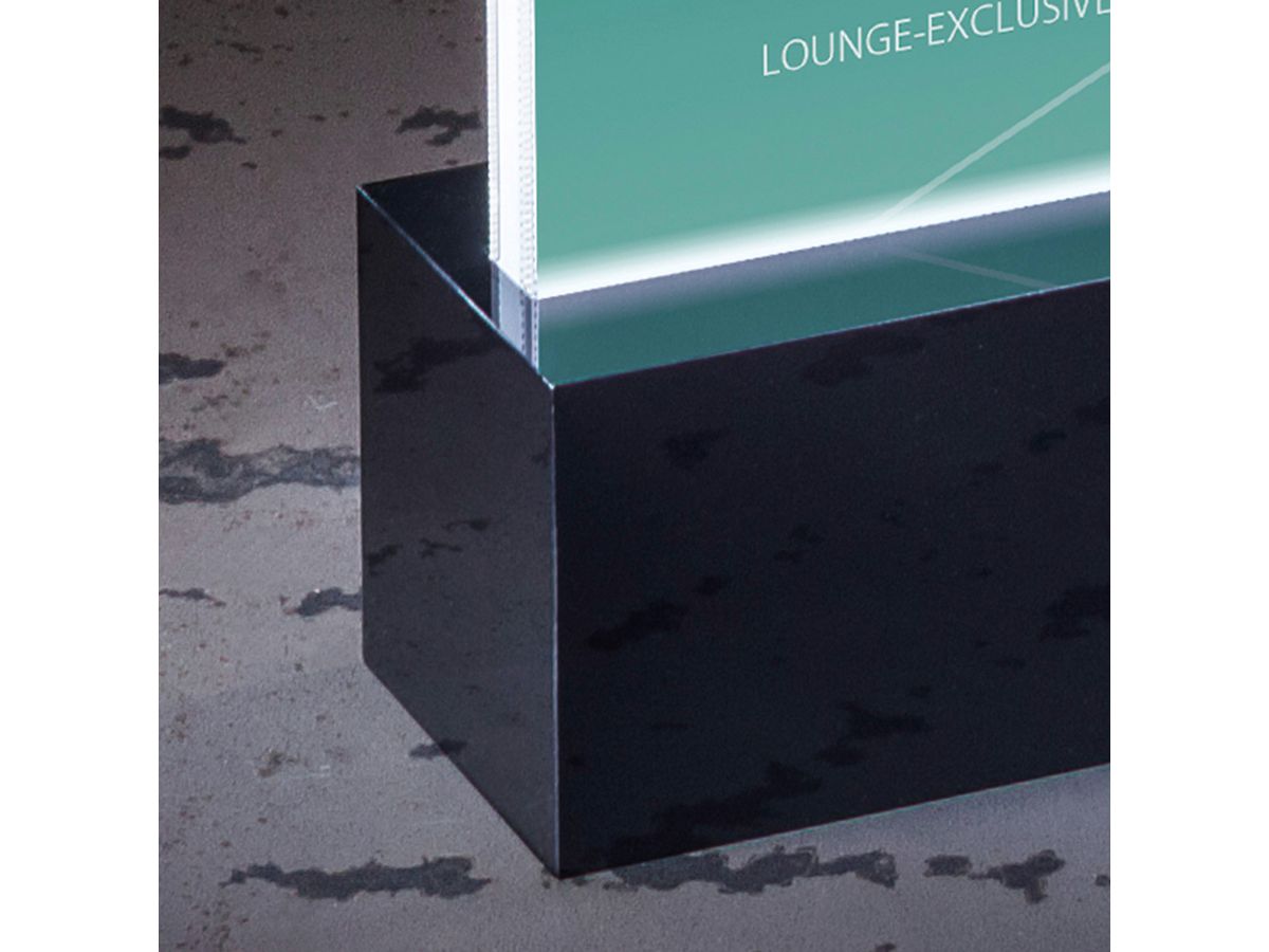 SIGEL LED-Tischaufsteller A4 TA420 250h 221x341x46mm (4004360827648)