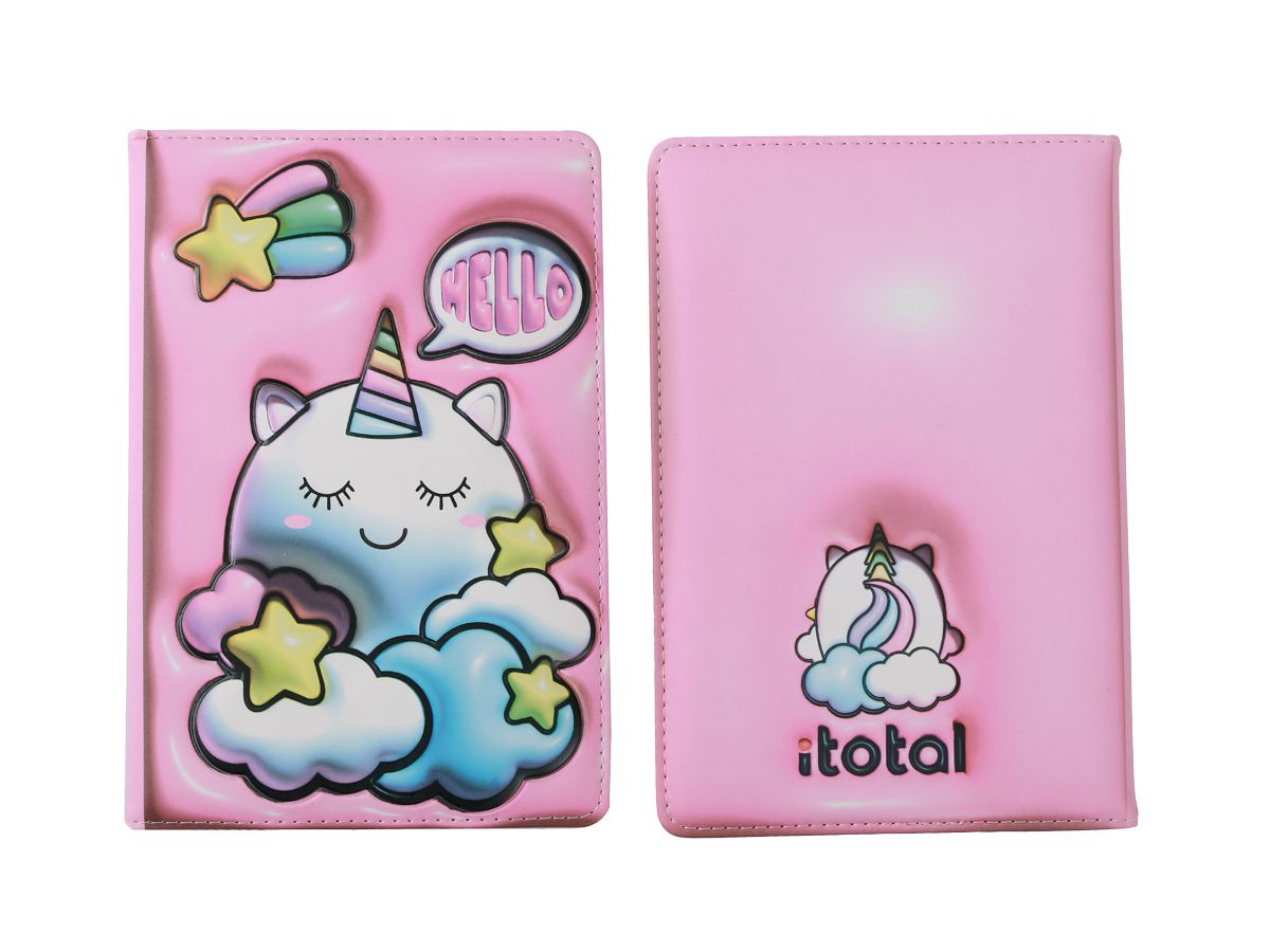 I-TOTAL Quaderno 3D A5 XL1840Z Unicorn (8059037076634)