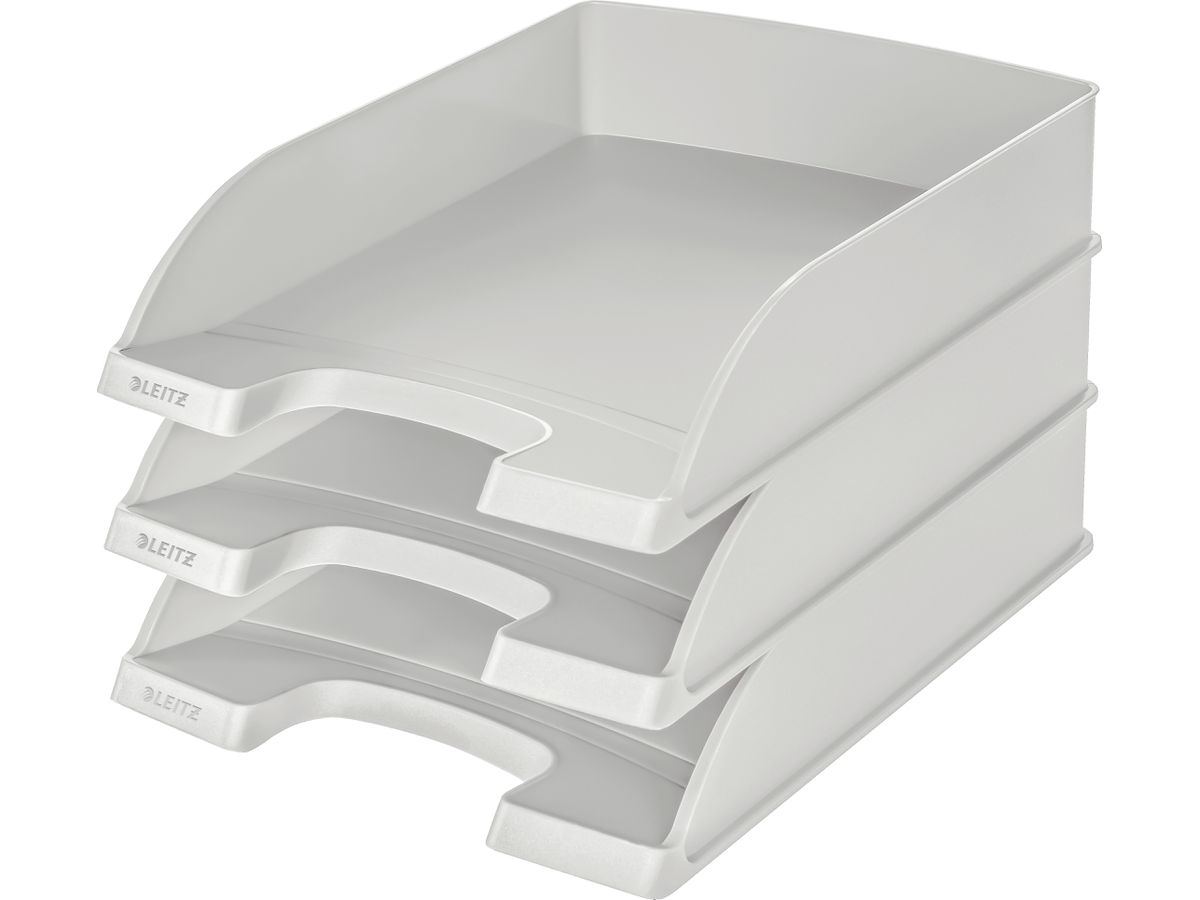 LEITZ Corbeille à courrier Plus A4 52270085 gris (4002432311088)