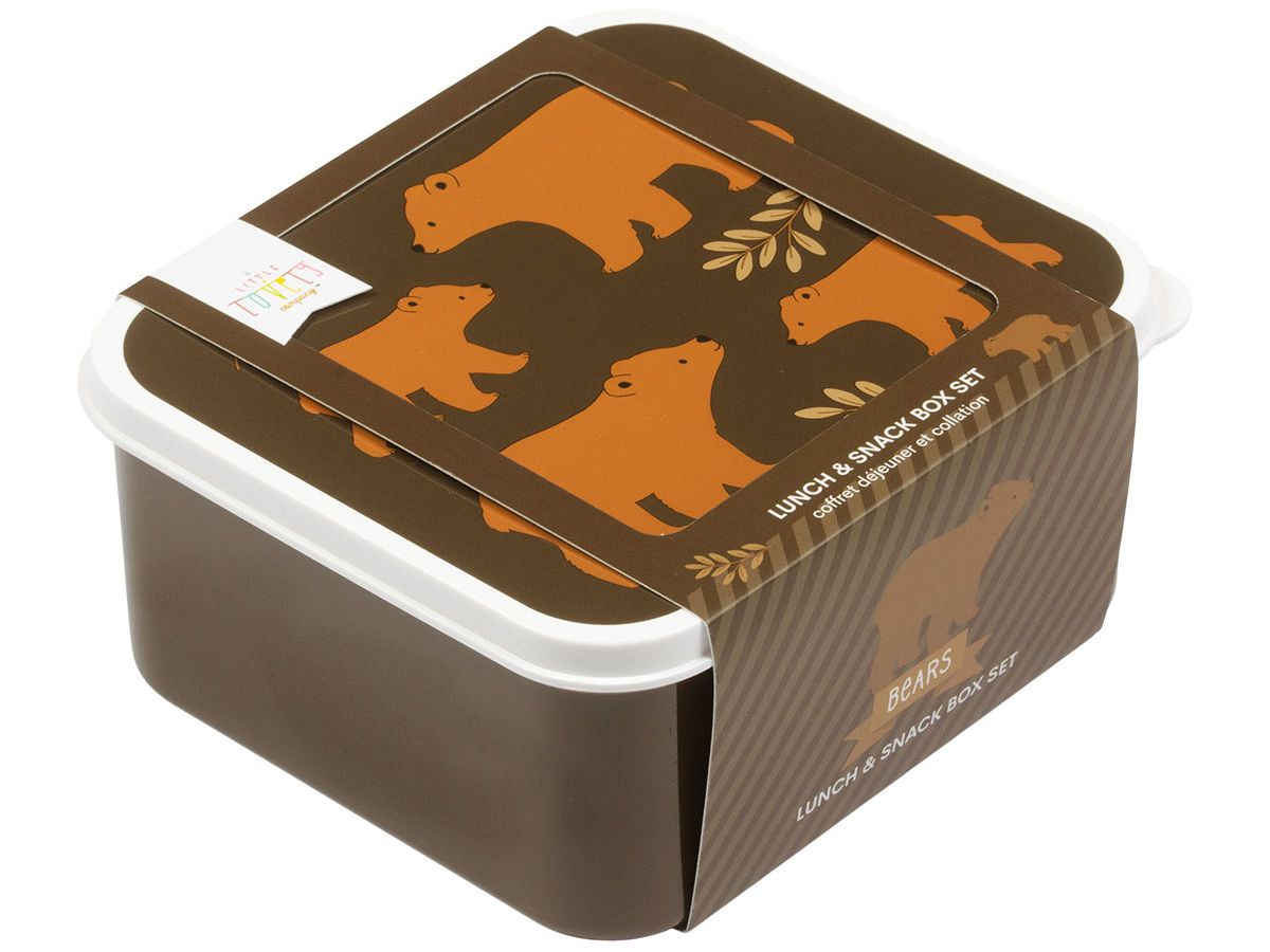 ALLC Lunch & Snackbox Set SBSEBE43 Bears (8719715001937)