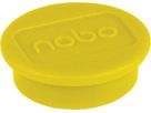 NOBO Magnet rund 24mm 1915295 gelb 10 Stück (5028252611176)