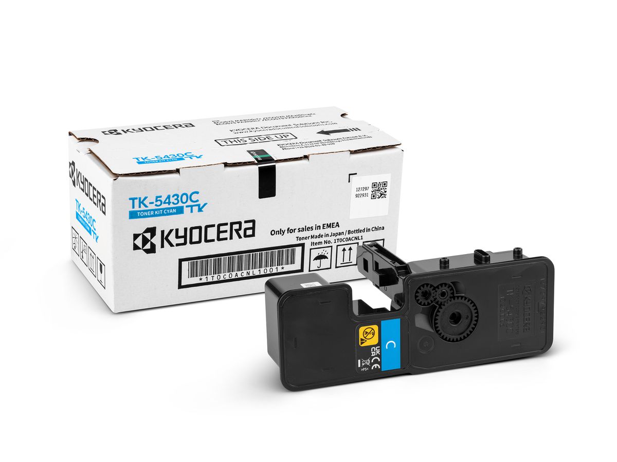KYOCERA Cartouche toner cyan TK-5430C Ecosys PA2100 1250 p. (0632983075180)