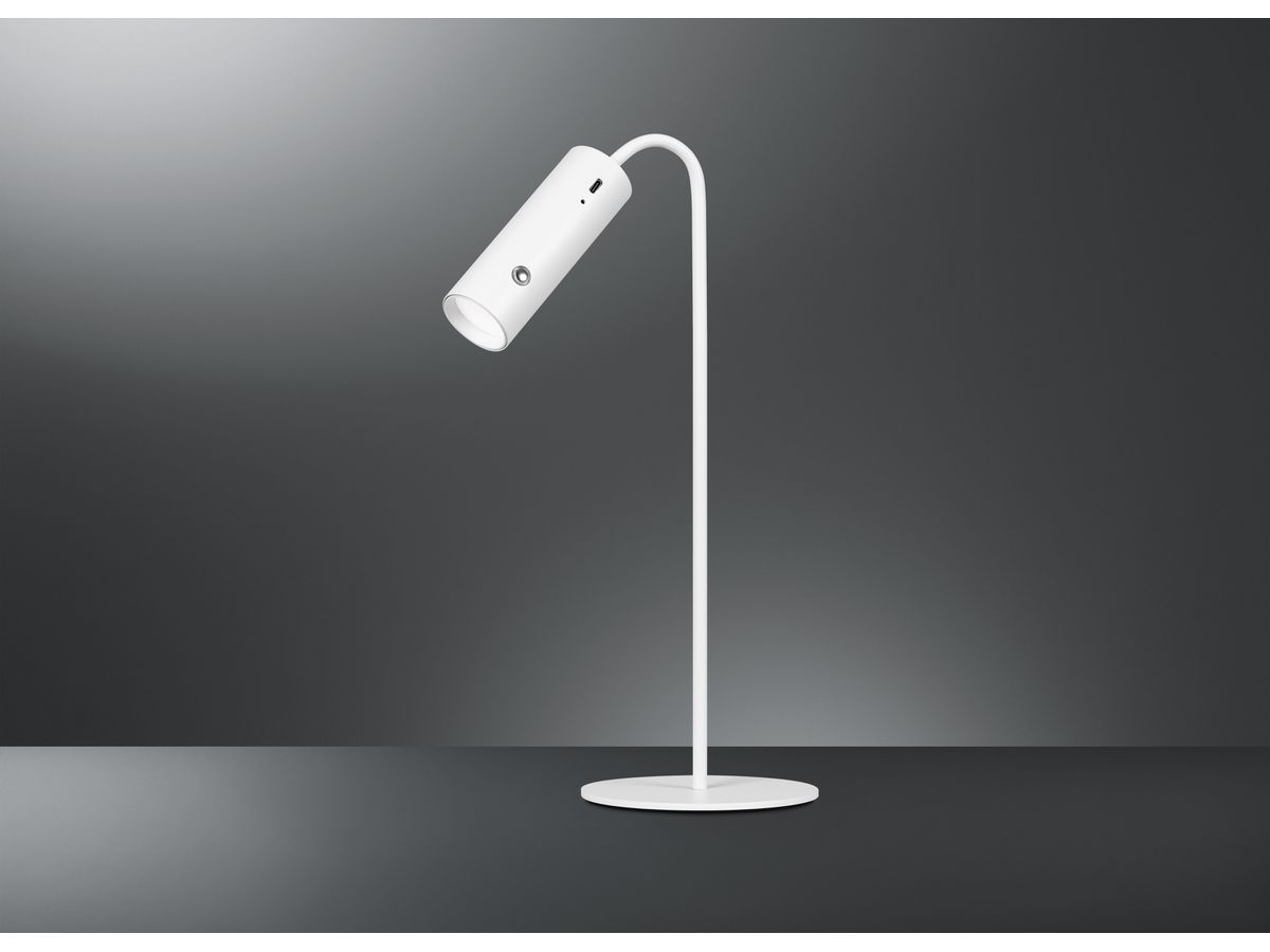 HANSA Lampe de table Flare Spot 41-5011.204 blanc (7612176093224)