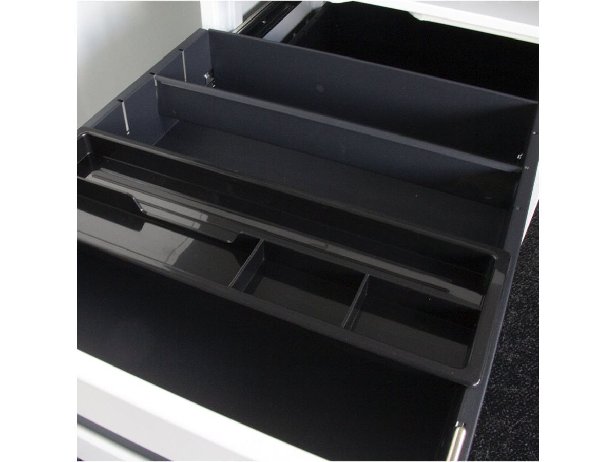 CONTINI Piedistallo per scrivania 109383 nero, 3 cassetti (9470109383006)