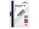 DURABLE Classeur à pince DURACLIP 30 220002 pour 30 feuilles A4 blanc (4005546210292)